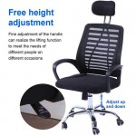 Office & Home Mesh Chair ERGONOMIC Black Modern Adjustable with Metal Base